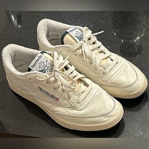Reebok Vintage Club-C White/Green Size 12 Lightly Worn